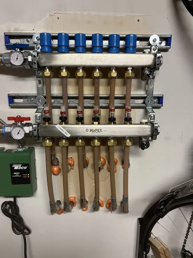 Plumber performing Leak Detection at a residential property in Cheektowaga